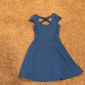 Blue dress